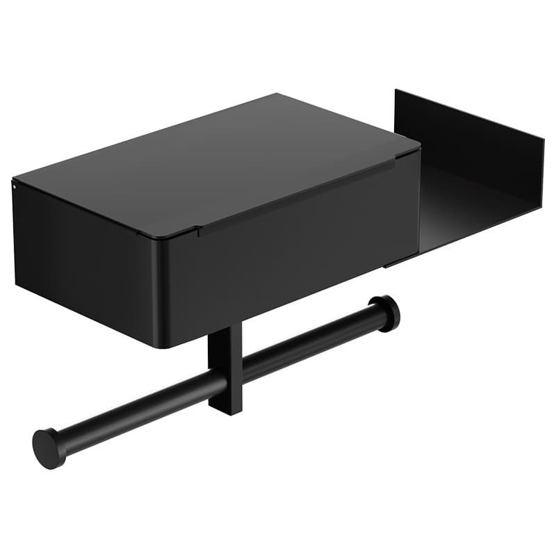 多機能棚付き2連トイレットペーパーホルダー