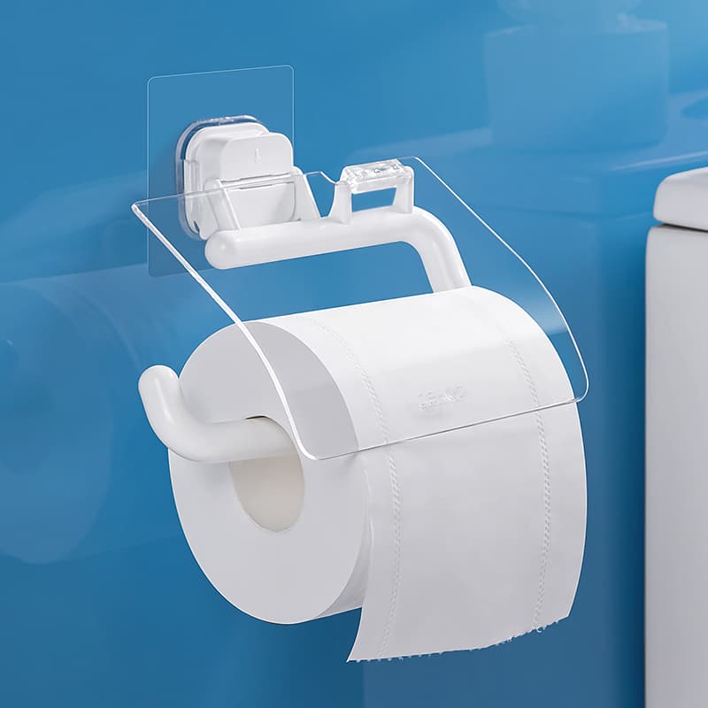 トイレットペーパーホルダー 透明アクリル トイレットペーパーホルダー