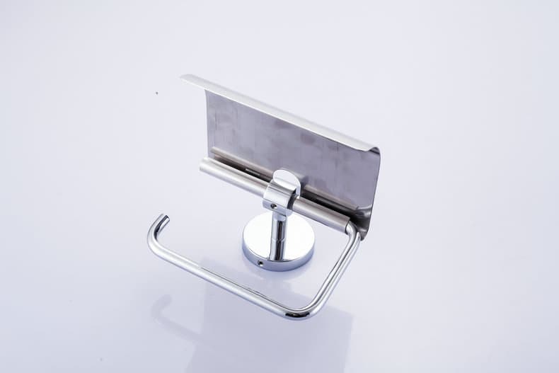 トイレットペーパーホルダー 高級感溢れる蓋付きトイレットペーパーホルダー