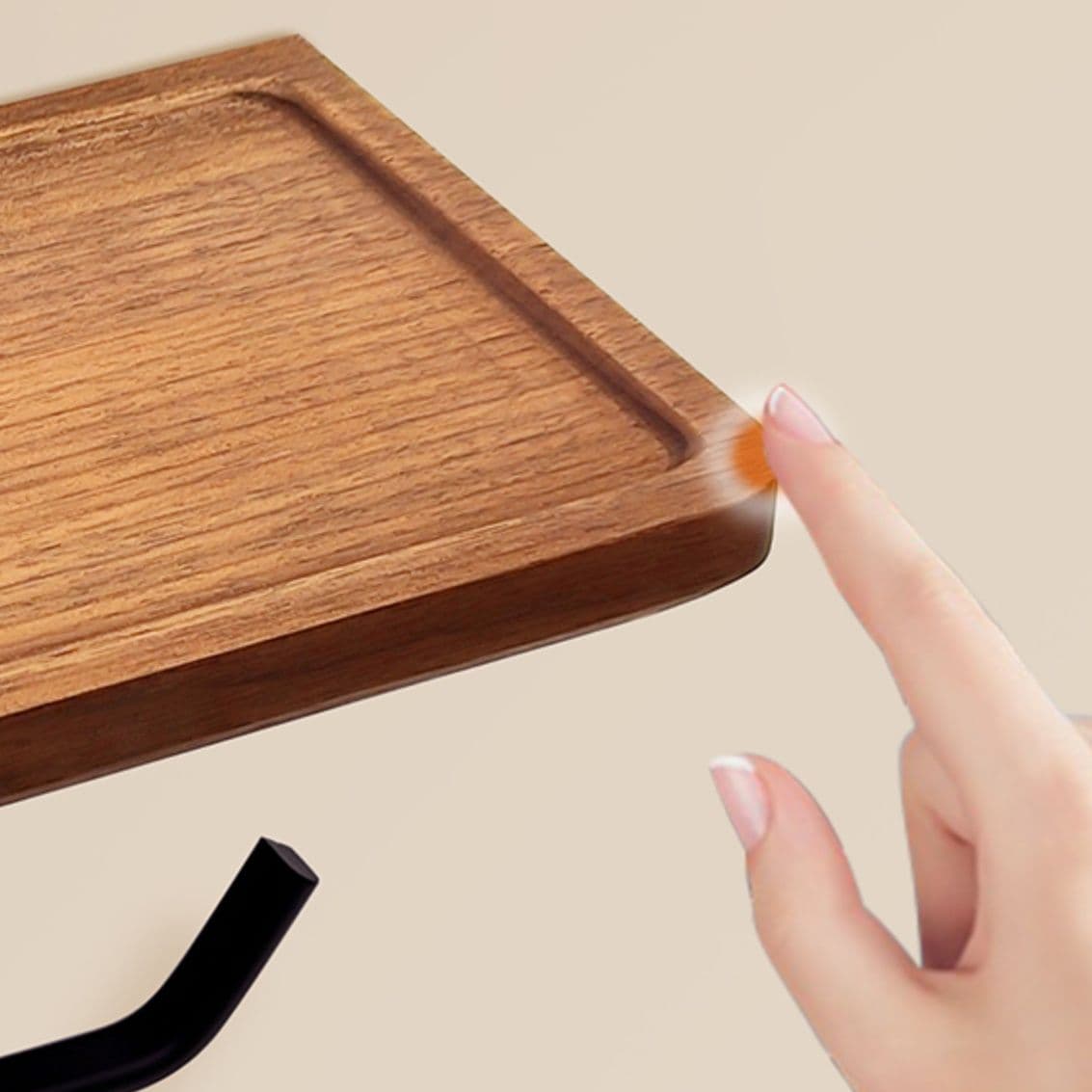 トイレットペーパーホルダー 木目調ペーパーホルダー棚