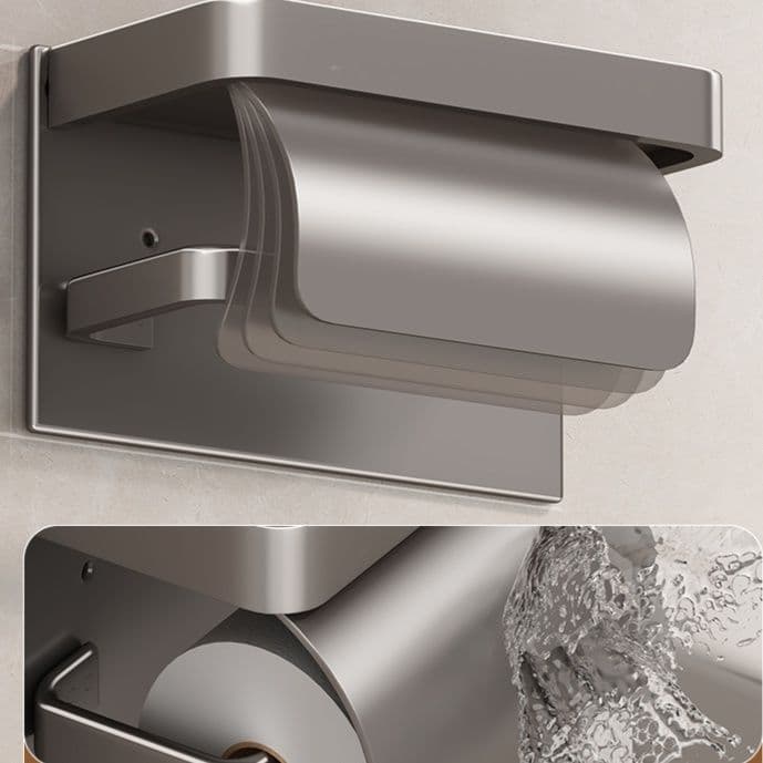 トイレットペーパーホルダー 多機能収納付きトイレットペーパーホルダー