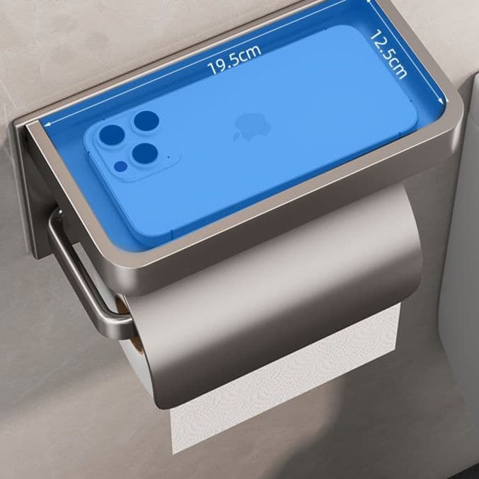 トイレットペーパーホルダー 多機能収納付きトイレットペーパーホルダー