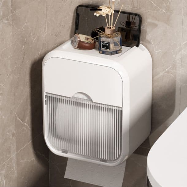 トイレットペーパーホルダー 多機能収納付きトイレットペーパーホルダー