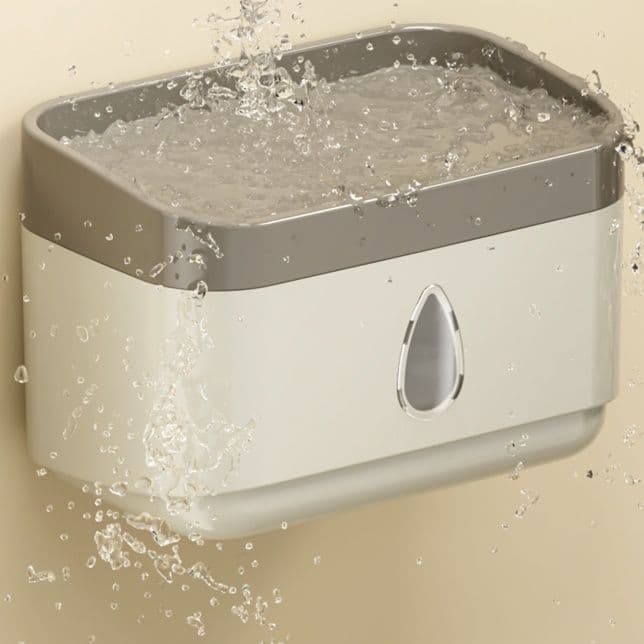 トイレットペーパーホルダー 多機能防水ペーパーホルダー収納棚