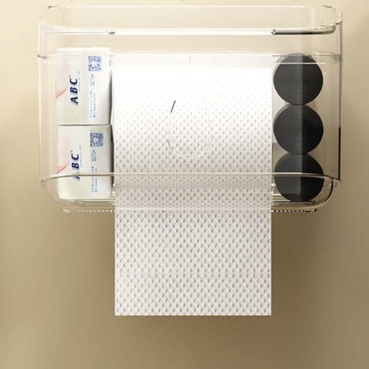 トイレットペーパーホルダー 多機能防水ペーパーホルダー収納棚