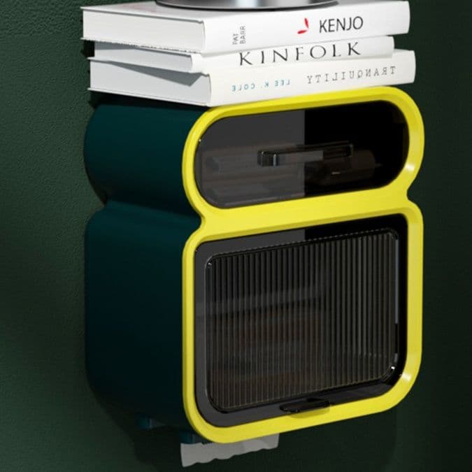 トイレットペーパーホルダー 多機能収納トイレットペーパーホルダー