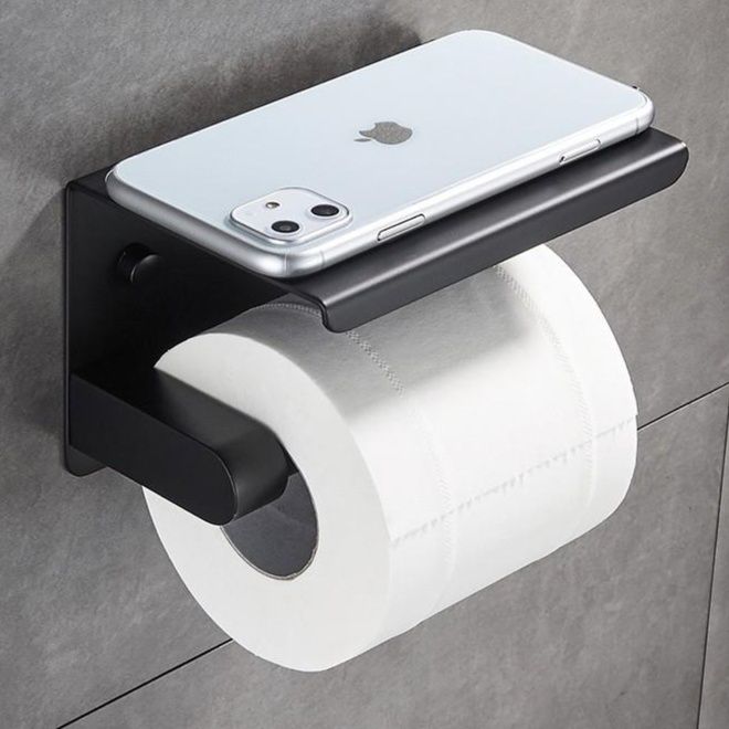 トイレットペーパーホルダー 多機能スマート収納ホルダー