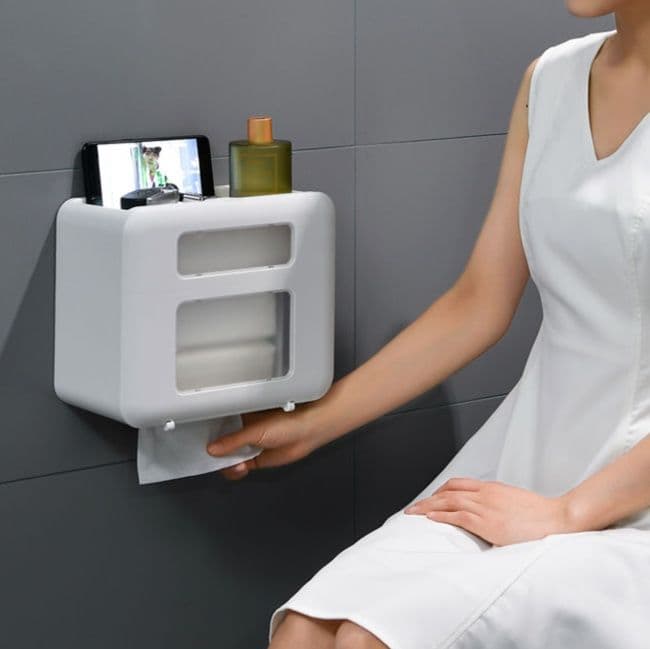 トイレットペーパーホルダー 多機能ウォールペーパーホルダー