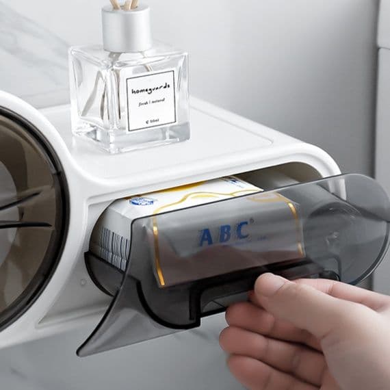 トイレットペーパーホルダー 多機能収納付きペーパーホルダー