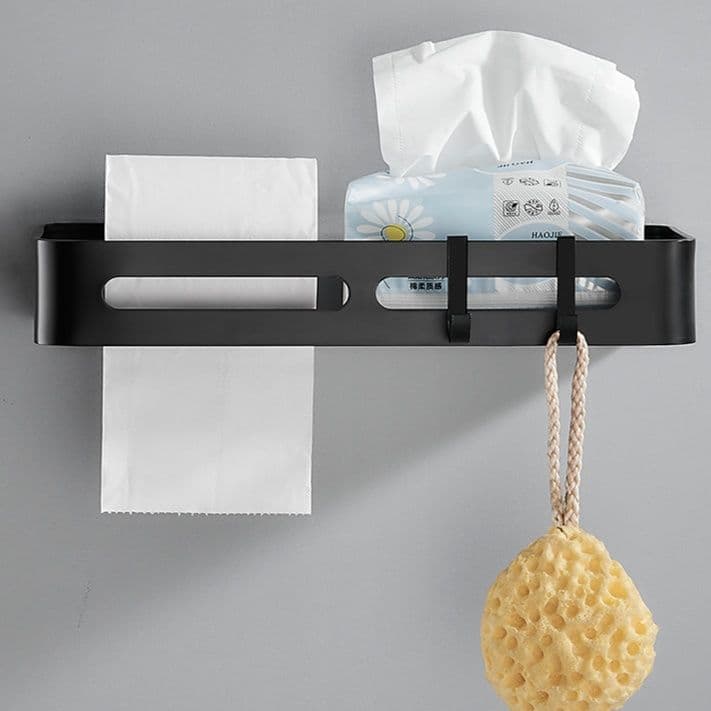 トイレットペーパーホルダー 多機能壁掛け収納トイレットペーパー棚