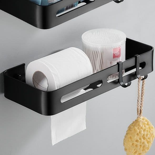 トイレットペーパーホルダー 多機能壁掛け収納トイレットペーパー棚