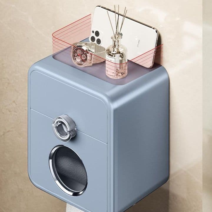 トイレットペーパーホルダー 収納付き多機能ペーパーホルダー