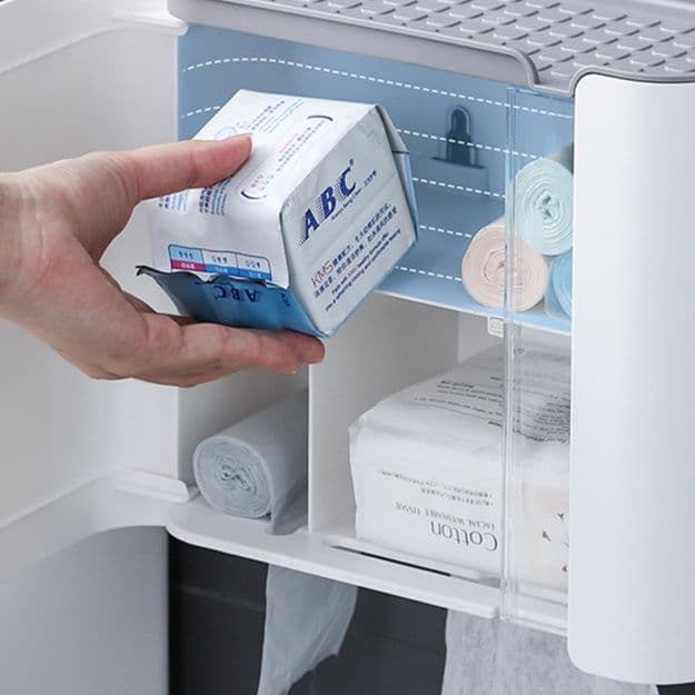 トイレットペーパーホルダー 多機能収納トイレットペーパーホルダー