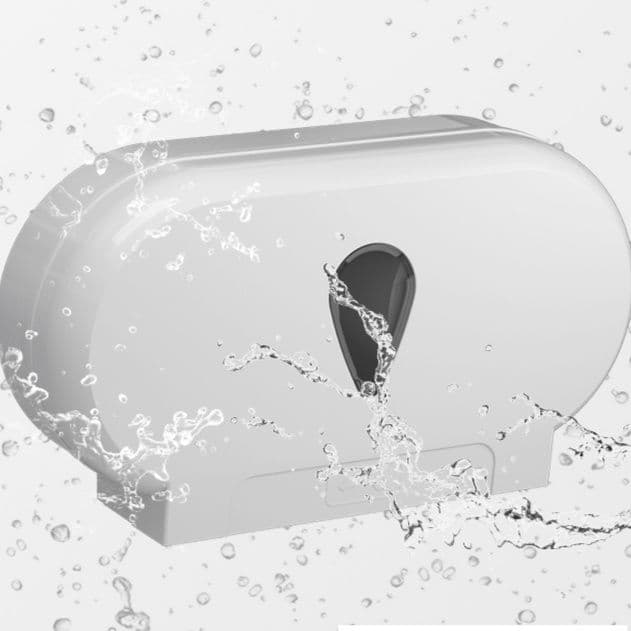 トイレットペーパーホルダー スタイリッシュ収納二連ホルダー