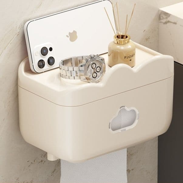 トイレットペーパーホルダー 多機能収納トイレットペーパーホルダー