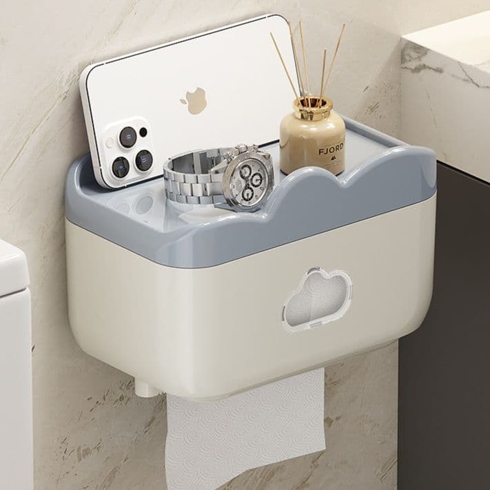 トイレットペーパーホルダー 多機能収納トイレットペーパーホルダー