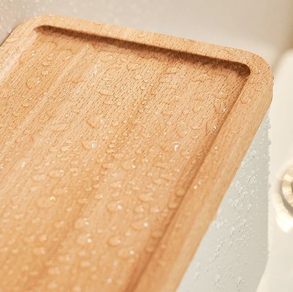 トイレットペーパーホルダー 木目調トップ収納付きペーパーホルダー