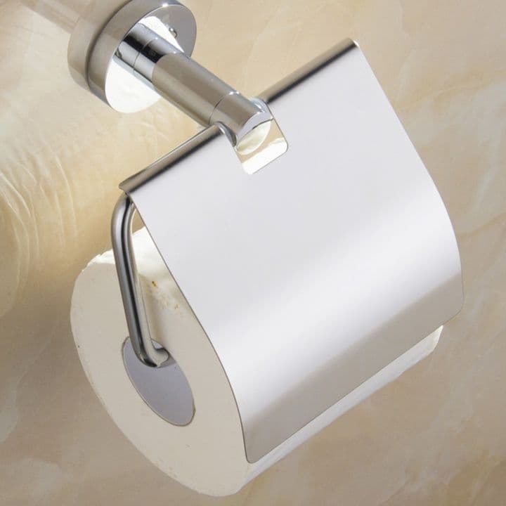 トイレットペーパーホルダー 上質メタリックペーパーカバー