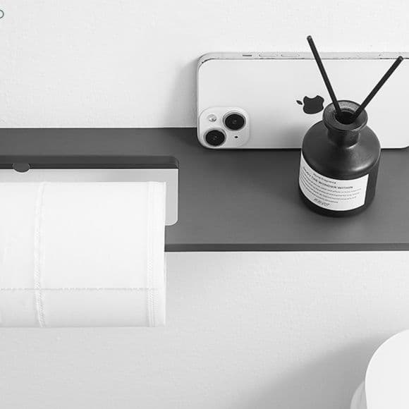 トイレットペーパーホルダー 多機能トイレットペーパーホルダー棚