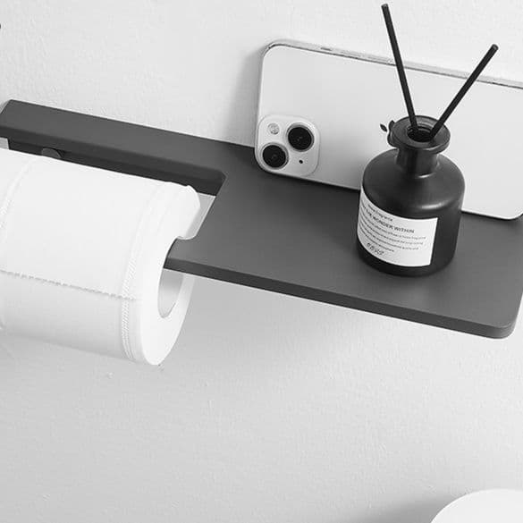 トイレットペーパーホルダー 多機能トイレットペーパーホルダー棚