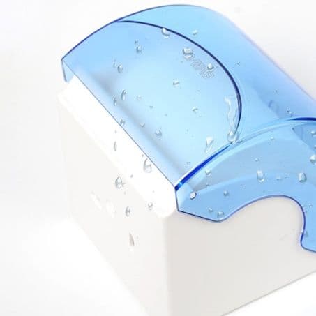 トイレットペーパーホルダー 透明防塵カバー