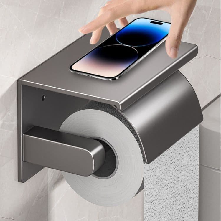 トイレットペーパーホルダー 多機能収納付きトイレットペーパーホルダー