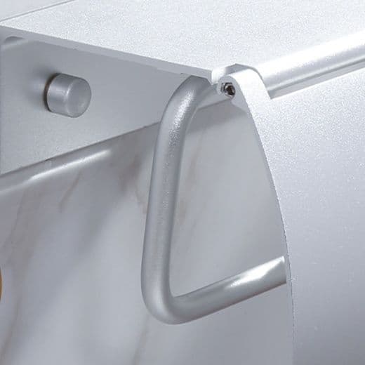 トイレットペーパーホルダー 多機能棚付きアルミホルダーカバー