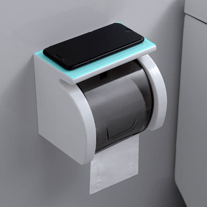 トイレットペーパーホルダー 多機能収納付き防水ペーパーホルダー