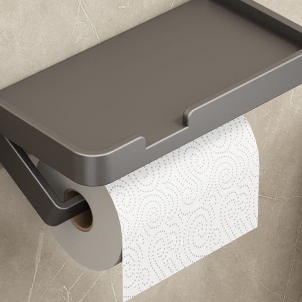 トイレットペーパーホルダー 多機能収納付きペーパーホルダー