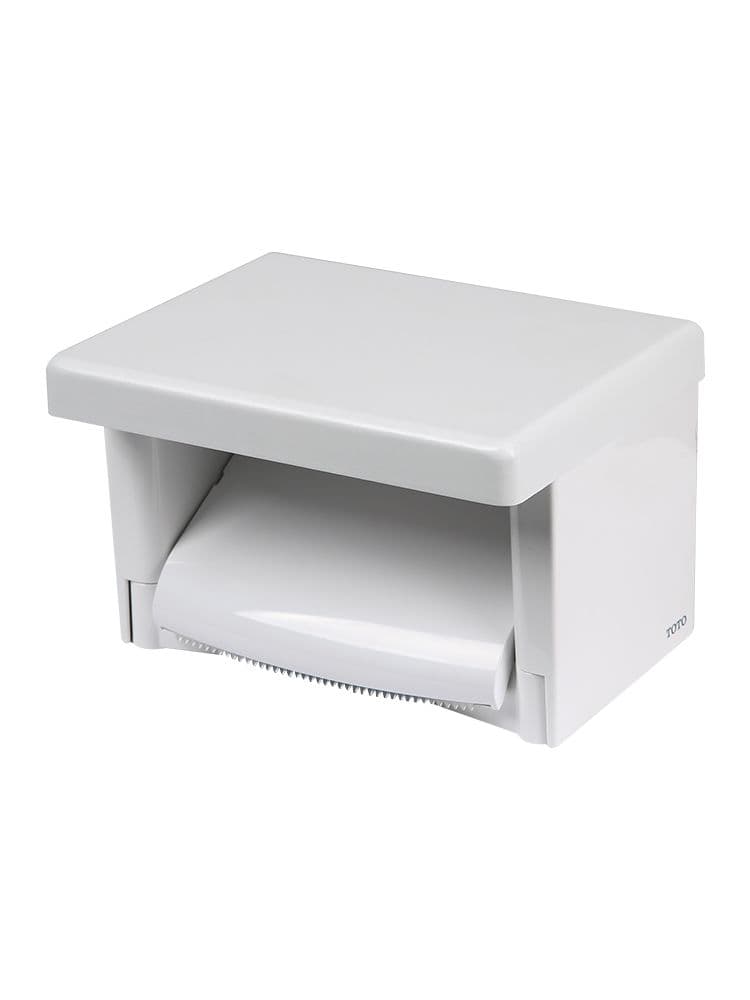 トイレットペーパーホルダー 収納棚付き二連タイプ