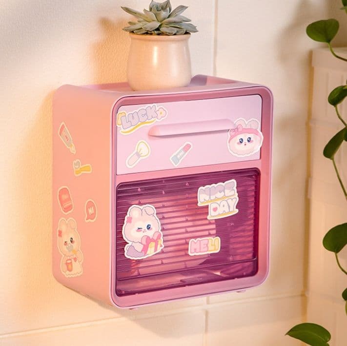 トイレットペーパーホルダー かわいい収納付きペーパーホルダー