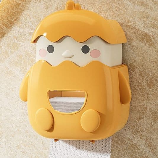 トイレットペーパーホルダー ひよこ型トイレットペーパー収納棚