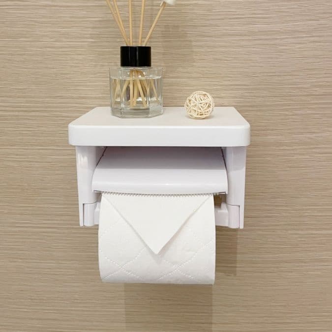 トイレットペーパーホルダー 多機能収納付きトイレットペーパーホルダー