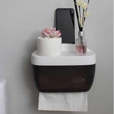 トイレットペーパーホルダー 多機能収納トイレットペーパーホルダー