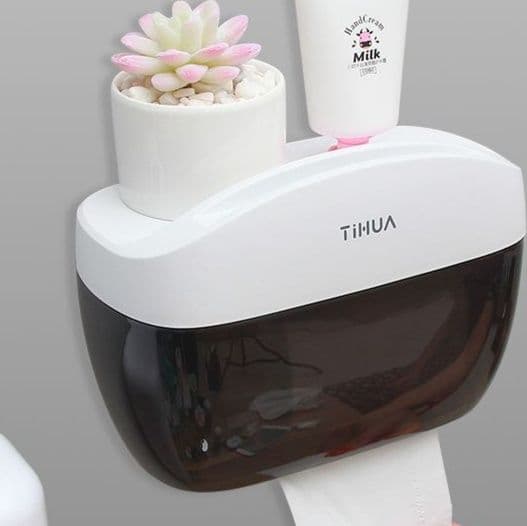 トイレットペーパーホルダー 多機能収納トイレットペーパーホルダー