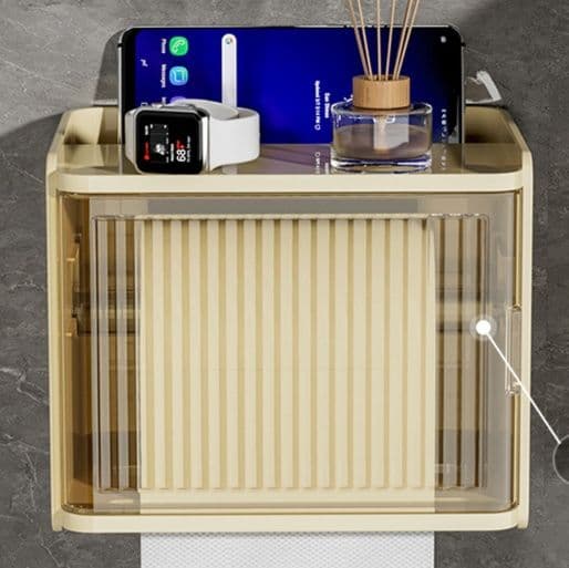 トイレットペーパーホルダー 多機能収納付きペーパーホルダー