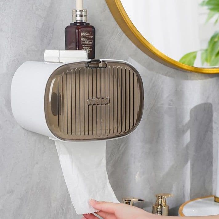 トイレットペーパーホルダー モダン収納トイレットペーパーホルダー