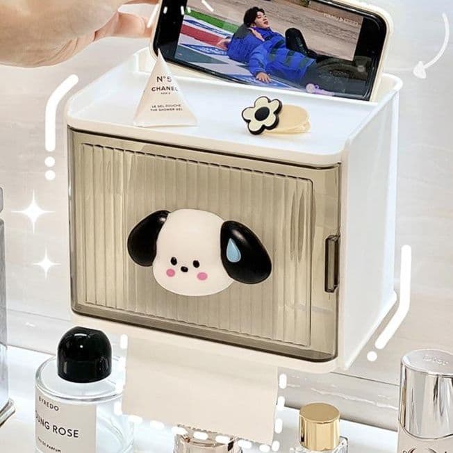 トイレットペーパーホルダー 多機能収納トイレットペーパーホルダー