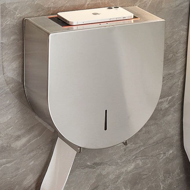 トイレットペーパーホルダー 半円形多機能トイレ収納ホルダー