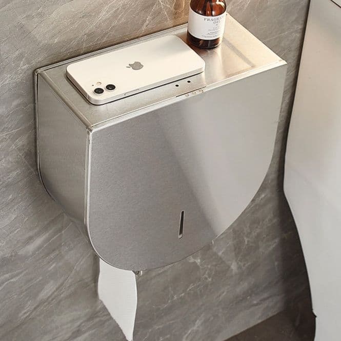 トイレットペーパーホルダー 半円形多機能トイレ収納ホルダー