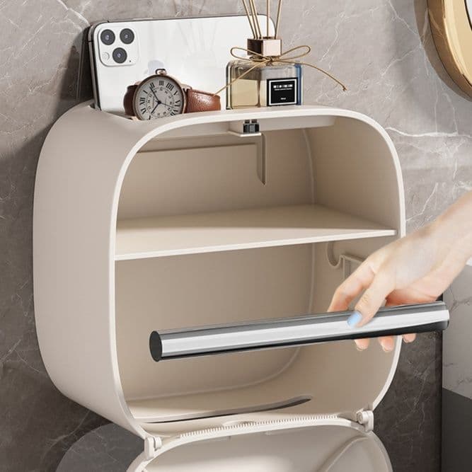 トイレットペーパーホルダー 収納上手な多機能ペーパーホルダー