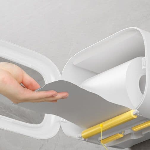 トイレットペーパーホルダー 多機能収納付き壁掛け式トイレットペーパーホルダー