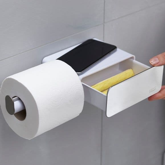 トイレットペーパーホルダー 多機能収納付きトイレットペーパーホルダー