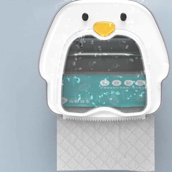 トイレットペーパーホルダー ペンギンデザイン多機能トイレットペーパーホルダー