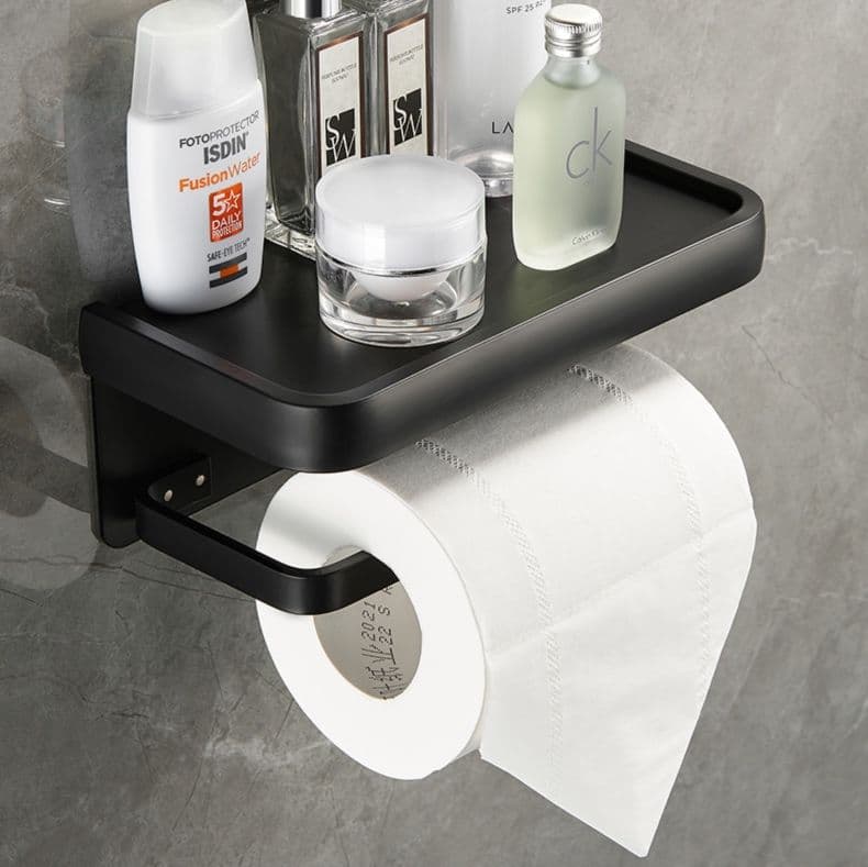 トイレットペーパーホルダー 多機能収納付きトイレットペーパーホルダー