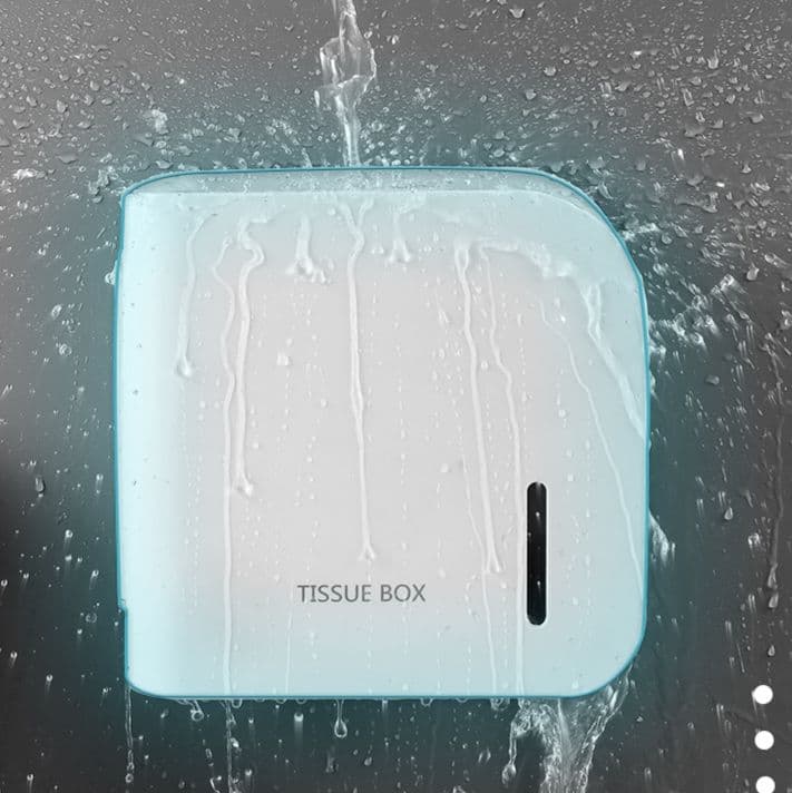 トイレットペーパーホルダー マグネット扉式防水トイレットペーパー収納棚