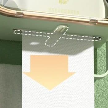トイレットペーパーホルダー 多機能収納付き壁掛け紙巻器