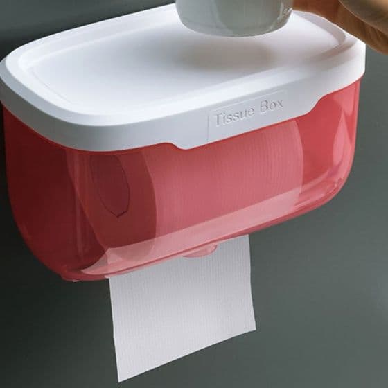 トイレットペーパーホルダー 多機能収納棚付きトイレットペーパーホルダーカバー