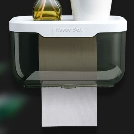 トイレットペーパーホルダー 多機能収納棚付きトイレットペーパーホルダーカバー