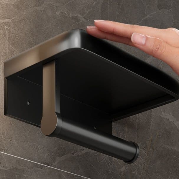 トイレットペーパーホルダー 多機能置物台付きトイレットペーパーホルダーカバー